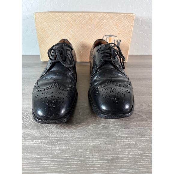 Vintage Church’s Famous English Shoes Holborn Black Leather Dress Shoes Mens 9.5 main image 5